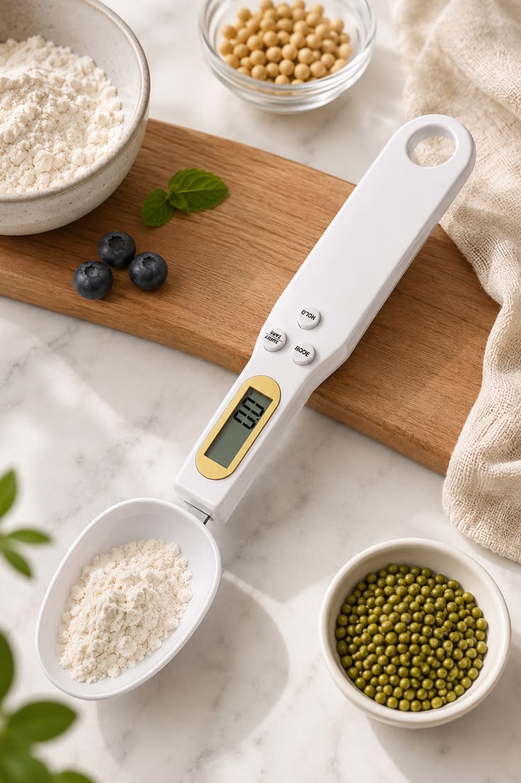 Digital Spoon Scale – 0.1g to 500g Precision Kitchen Scale